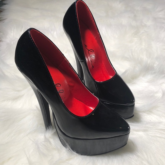 Ellie Patent Classic Heels 652-prince 6.5" H - Picture 2 of 8